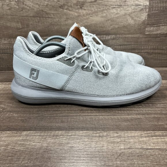 FootJoy Flex Coastal Spikeless Gray Mens US Size 12 56130 Golf Shoes - Picture 1 of 9